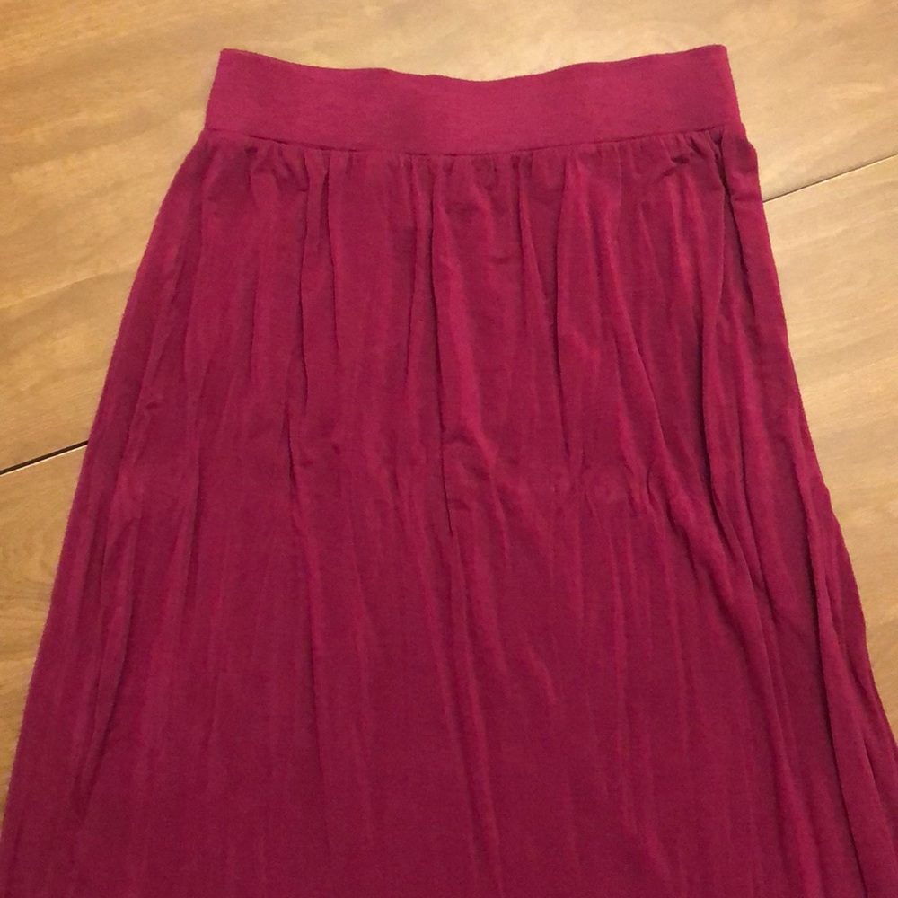 Magenta Maxi-Skirt